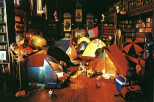 living in the library